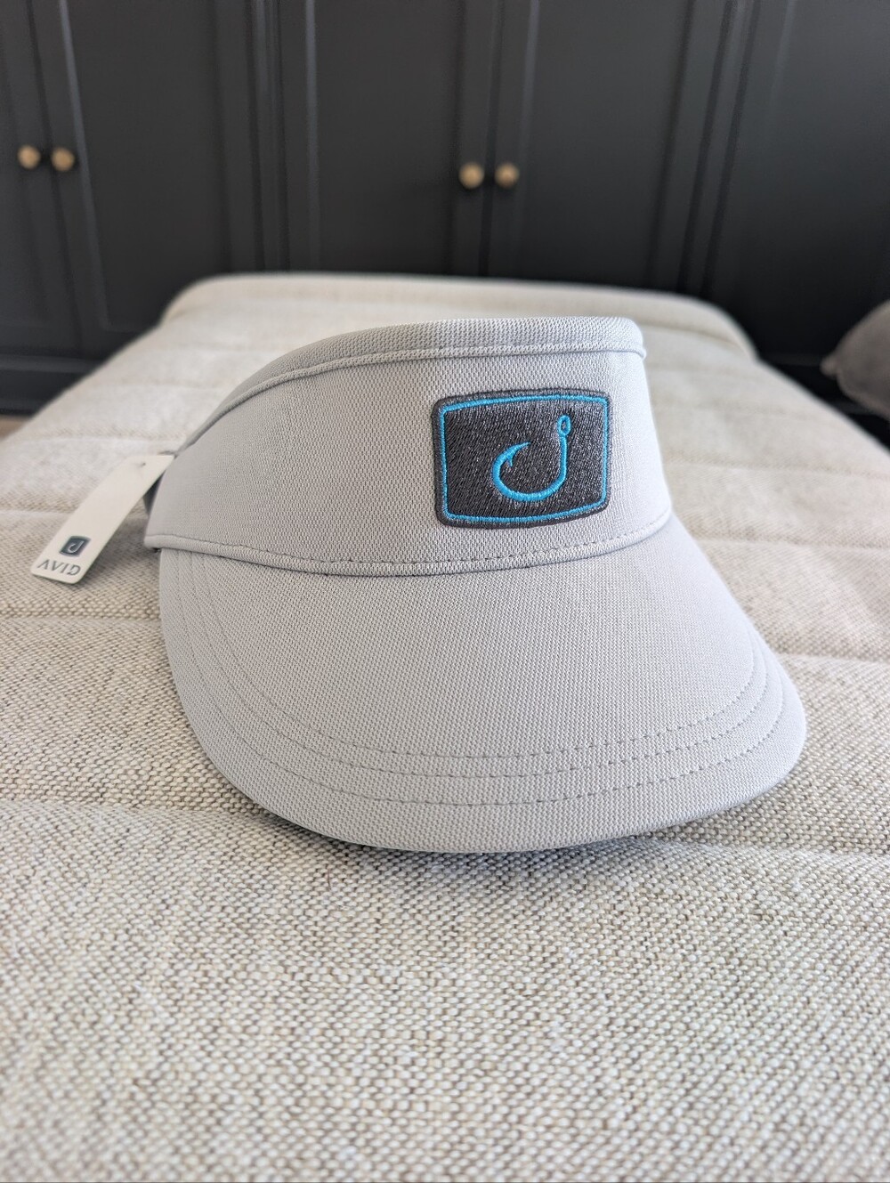 Avid Tour Performance Visor Fishing Visor Gray NWT